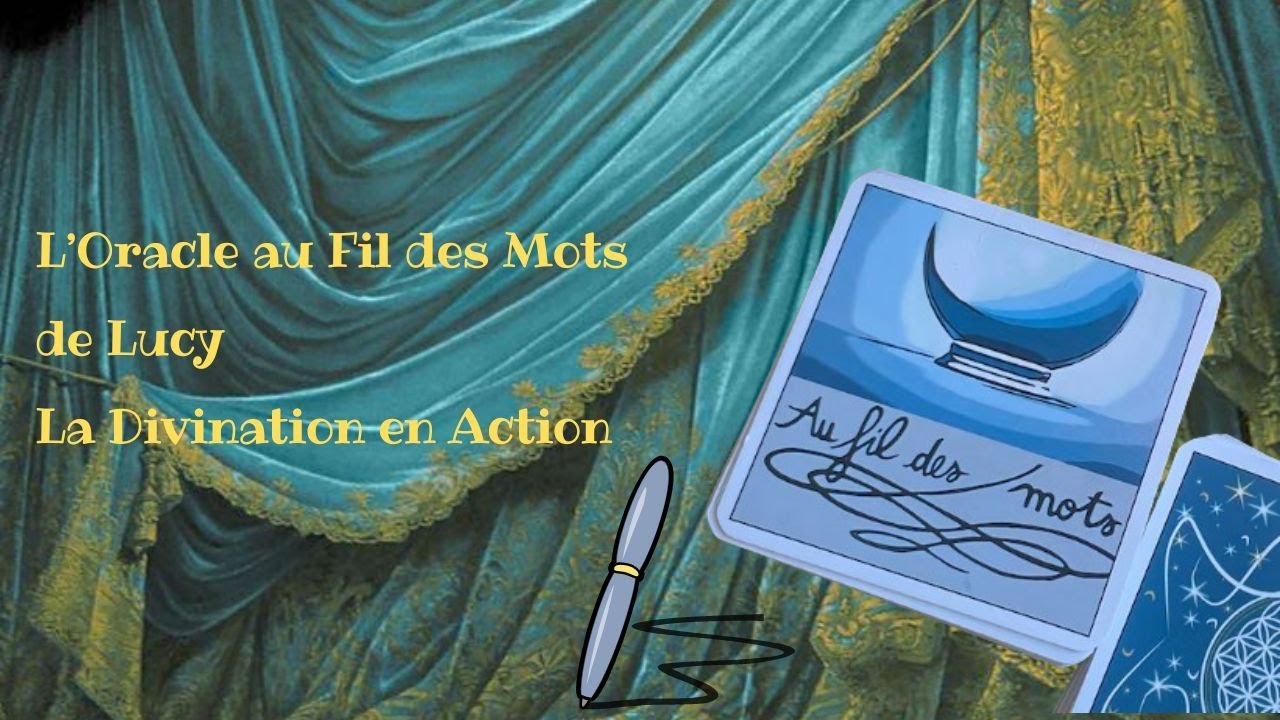 Au fil des mots🖋 ✒️ 🖌  Un oracle littéraire, poétique, percutant + son interview en 6 questions..