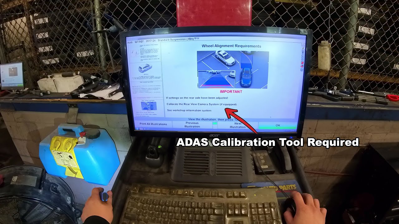 ADAS Calibration Tool Required. Suggest taken to the Dealership for Alignment | 2019 Audi Q7