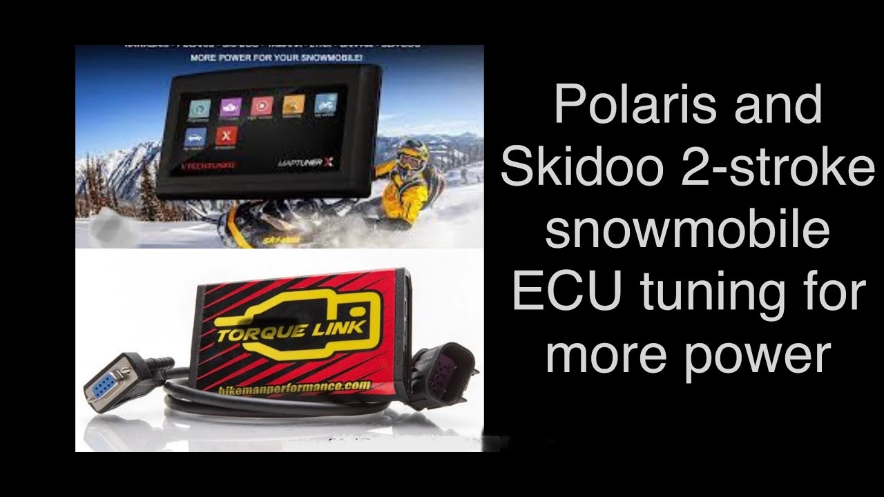 Polaris and Skidoo 2-stroke snowmobile ECU tuners for more power