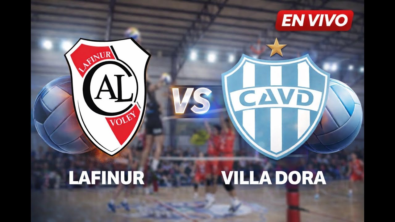 Transmisión en vivo de Club Atletico Lafinur Voley. Lafinur vs Villa Dora