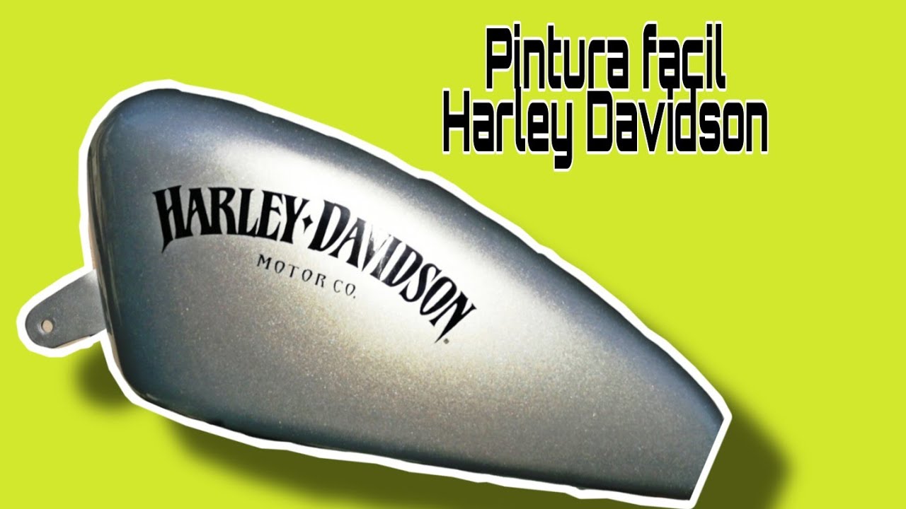 Pintura en tanque harley davidson