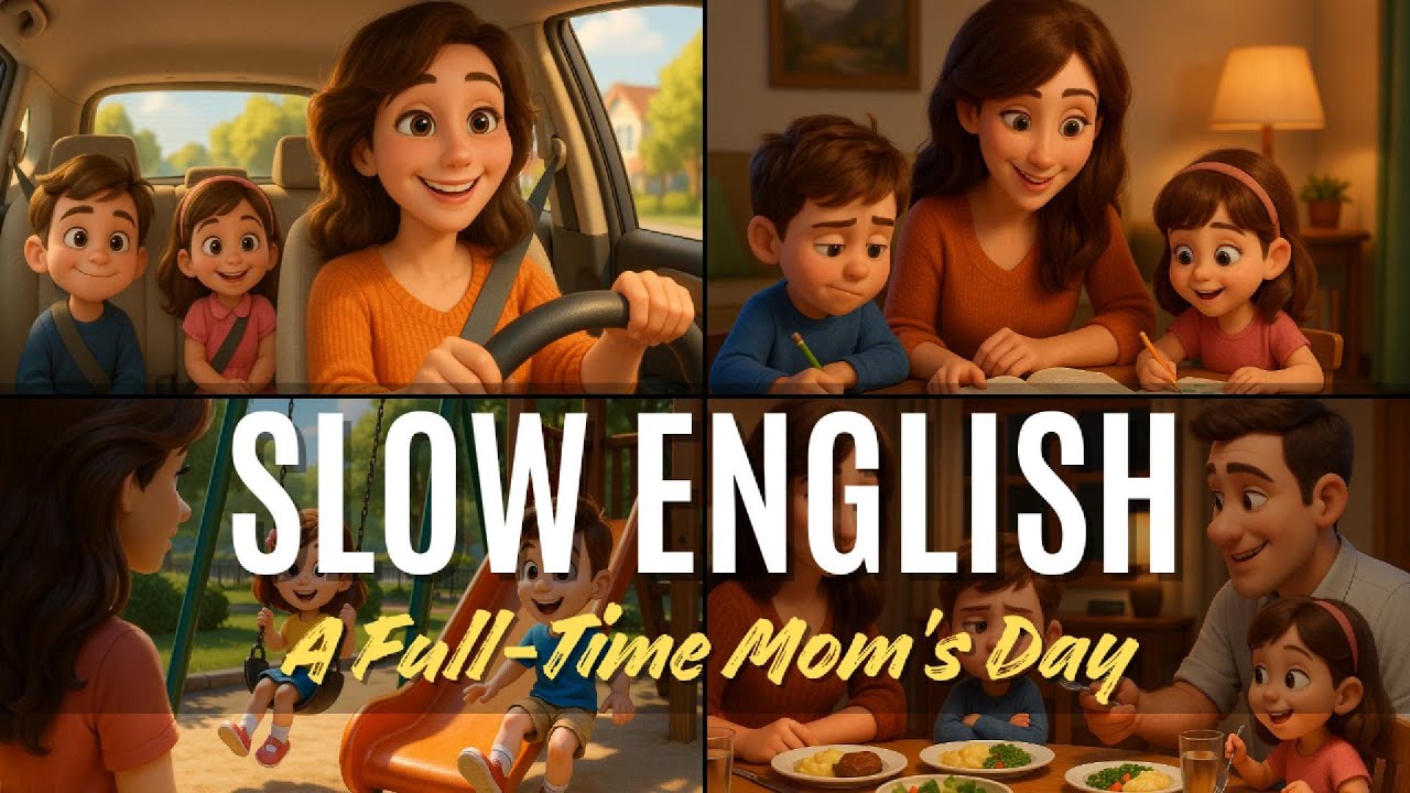 Daily Slow English | Ежедневная рутина домохозяйки | Практика аудирования на английском для начин...