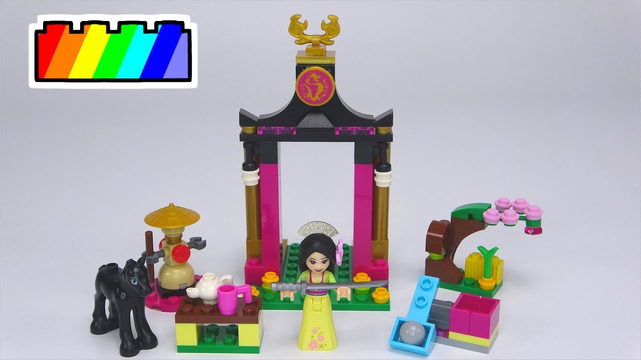 【LEGO】LEGO Disney Princess Disney Princess Mulan's Training Day 41151【Speed Build】