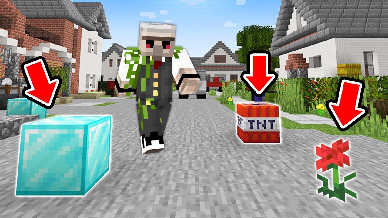 【マイクラ】ハンターから逃げろ！変身できる世界で鬼ごっこ！