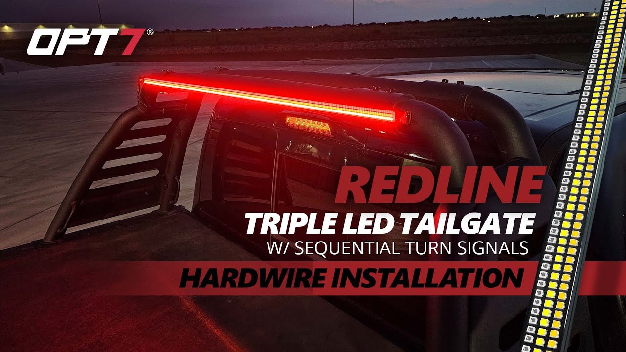 [КАК СДЕЛАТЬ] Установка тройной светодиодной подсветки задней двери OPT7 Redline с помощью жёстко...