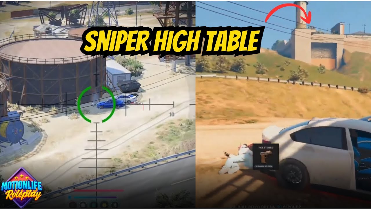DON VITO SNIPER ANGGOTA BURGENK YANG BERPERANG DI DAERAH MANSION HIGH TABLE #motionliferp #mlrp