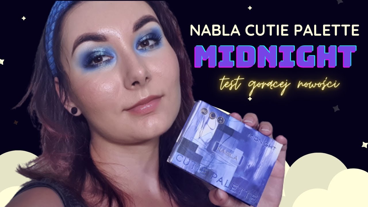 Nabla Cutie Palette Midnight - test gorącej nowości - MEGA BŁYSKI!
