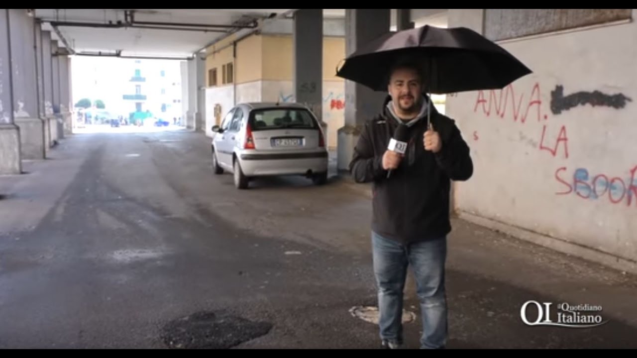 Bari, piovono escrementi sotto i portici in viale delle Regioni