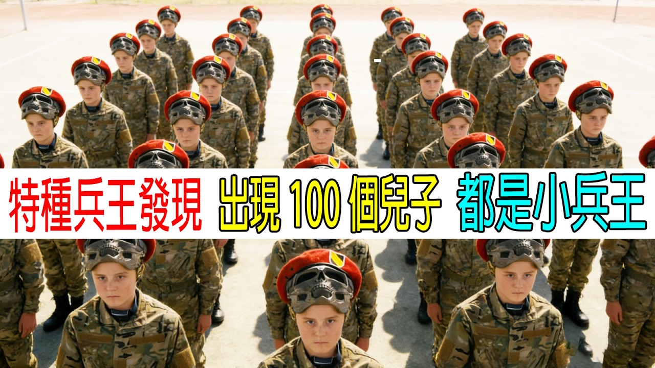特種兵王發現，出現100個兒子，都是小兵王，格鬥滿級！