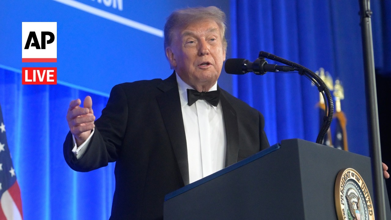 LIVE: Trump speech at White House Correspondents&rsquo; Association dinner (full)