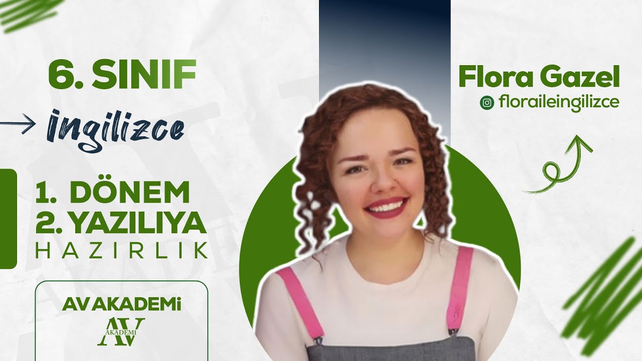 AV Yayınları | 6.Sınıf İngilizce 1. Dönem 2. Yazılıya Hazırlık