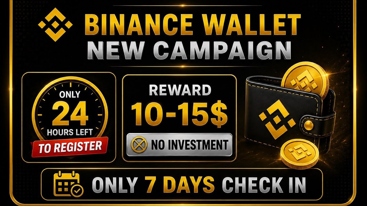 Binance Wallet Airdrop 2026 | BINANCE Latest Campaign | Campaign | Earn $10-$15  No Investment 