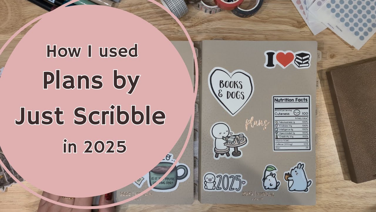 How I used Plans by Just Scribble as my 2025 All-in-One Planner