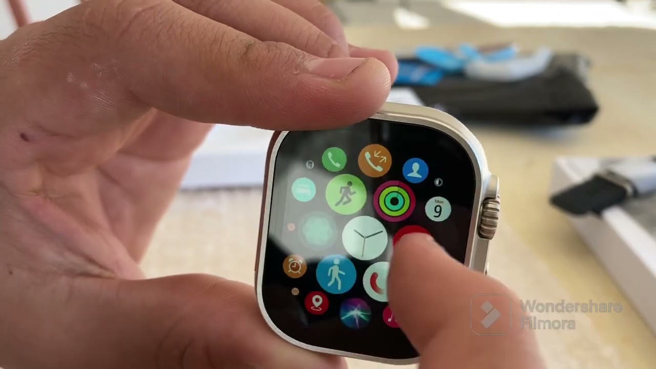 ¡Aquí les traigo el famoso SmartWatch H11 ultra, la réplica del Apple Watch Ultra! ⌚️🤩😱