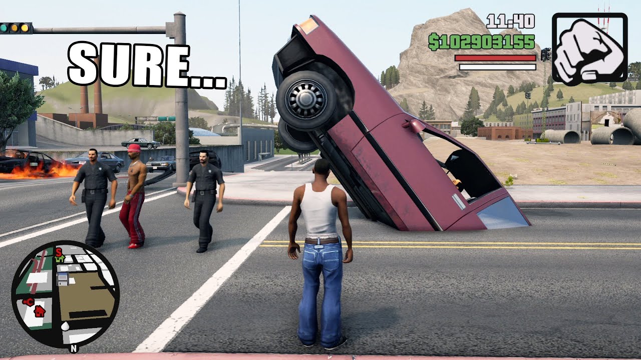 Were OLD GLITCHES in GTA San Andreas Definitive Edition finally fixed?