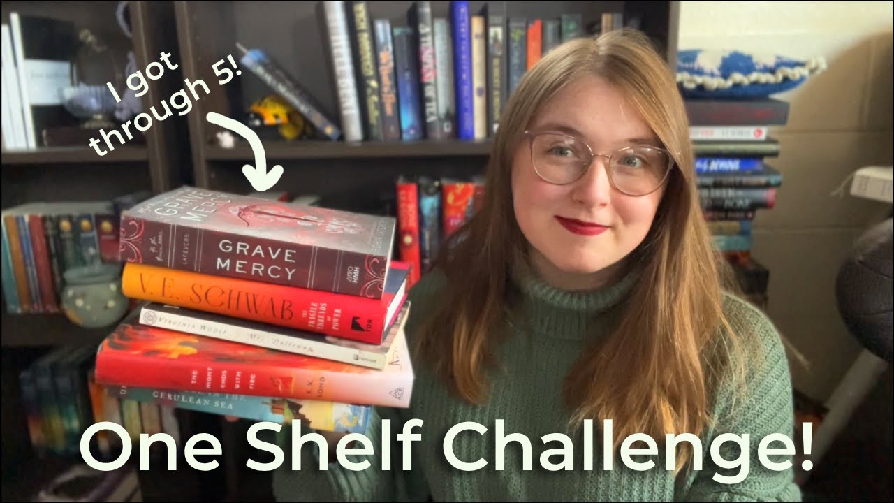 trying to get my TBR to zero! ☃️ One Shelf Challenge #1