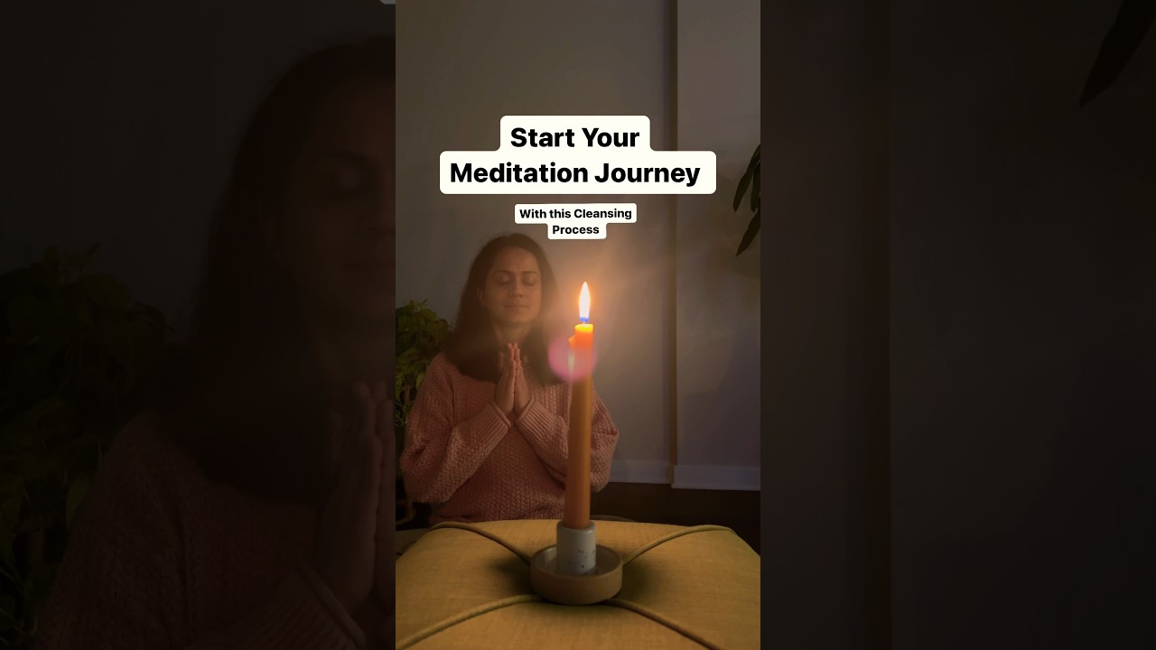 Tratak - Candle Gazing | Enhance your eyesight & concentration #yoga #yogaforbeginners #meditation