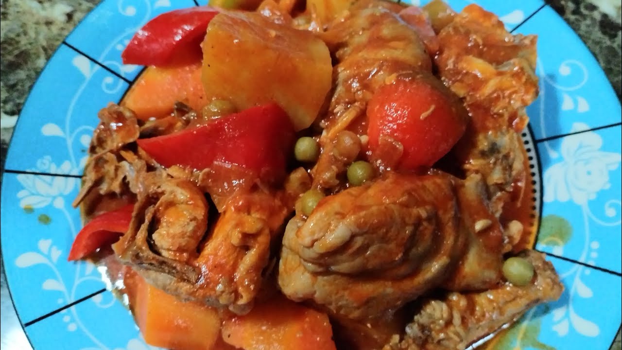 Chicken Afritada | Inday Ester vlog