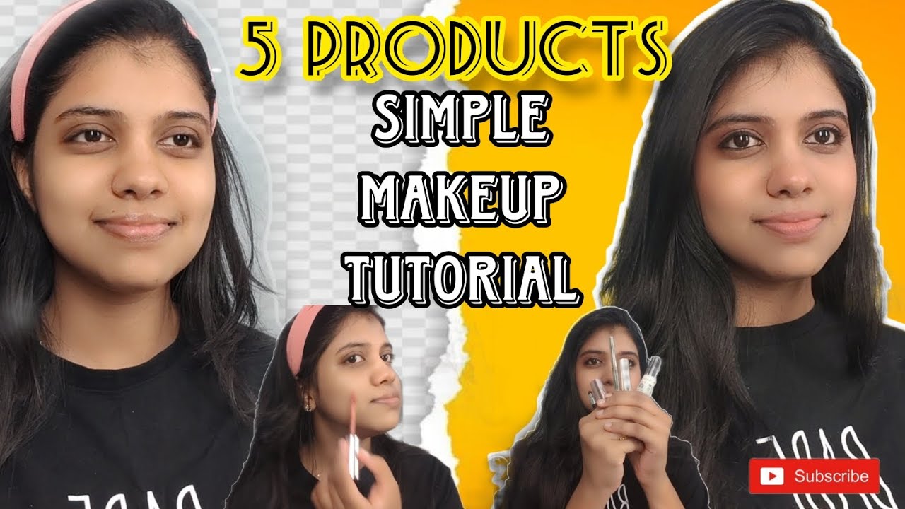 EASY MAKEUP TUTORIAL 😍| இந்த 5 products  இருந்த போதும் #youtube #easy #makeuptutorial  #தமிழில்