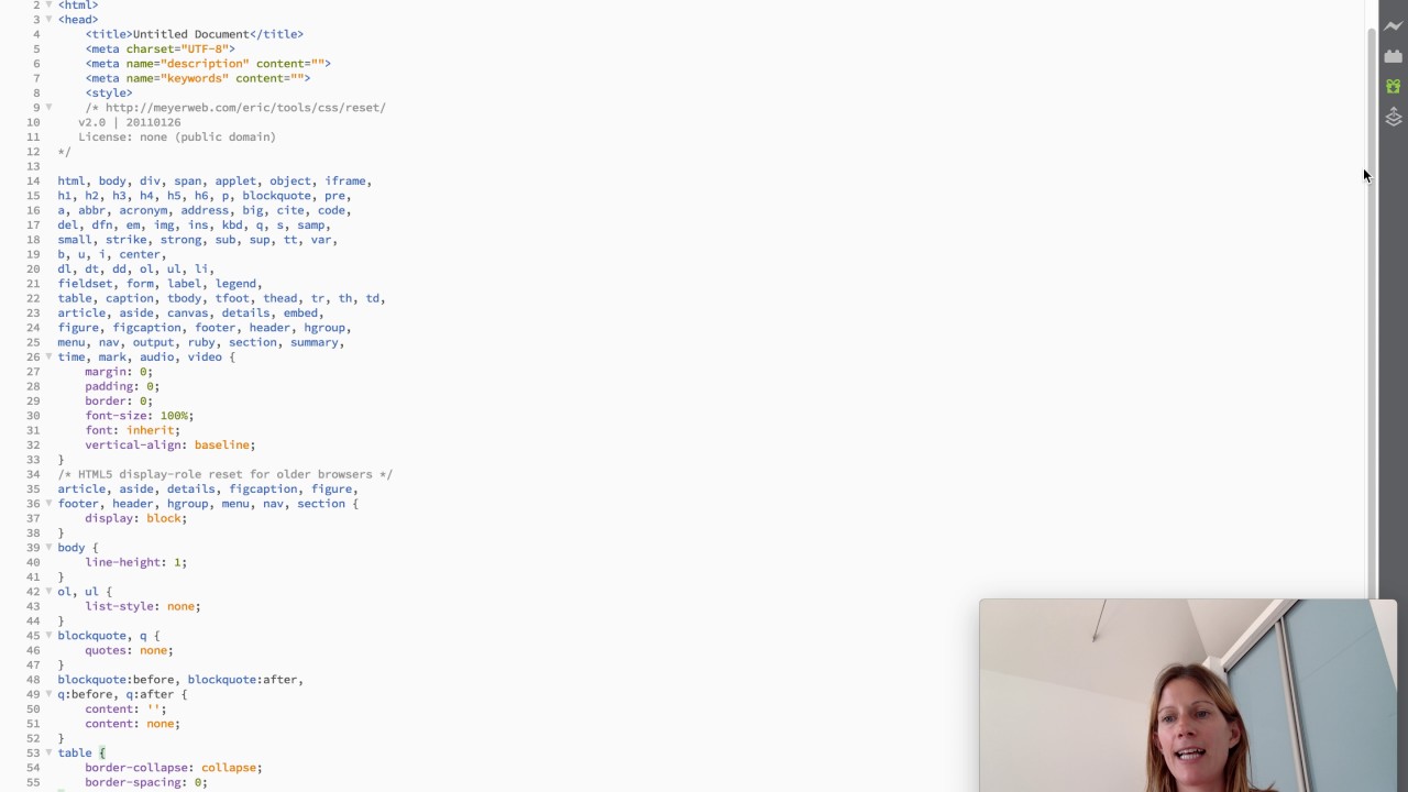 HTML 5: Resetting Browser Default Styles