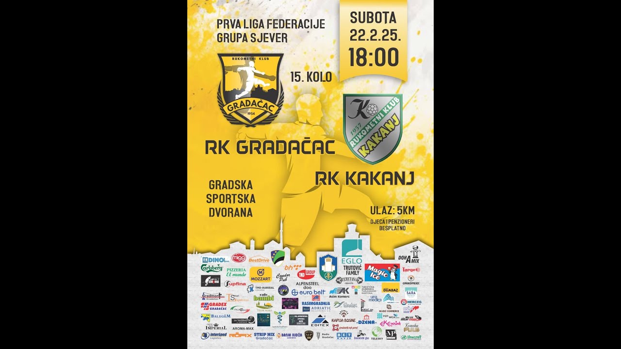 RK GRADAČAC - RK KAKANJ