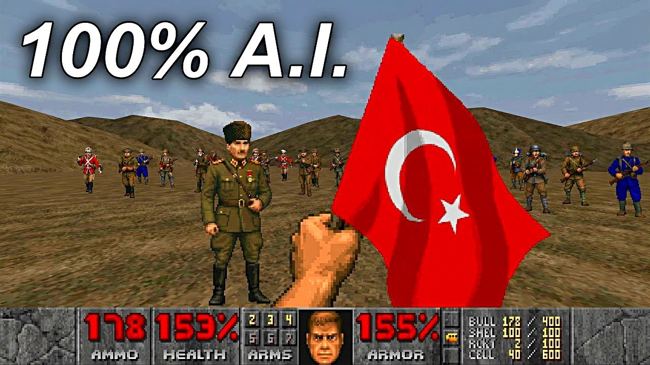 History of Turkey as a Doom Game (A.I. Video)