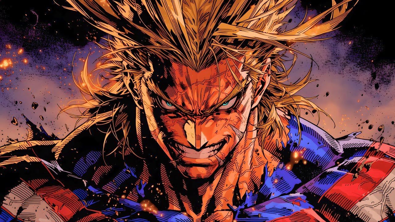 I AM HERE | ALL MIGHT | Epic Heroic Anthem | My Hero Academia [ lyrics Video ]