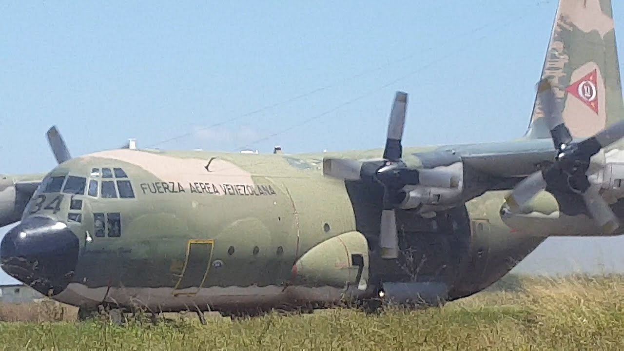Hercules C 130 FAV Takeoff de Pto Ordaz