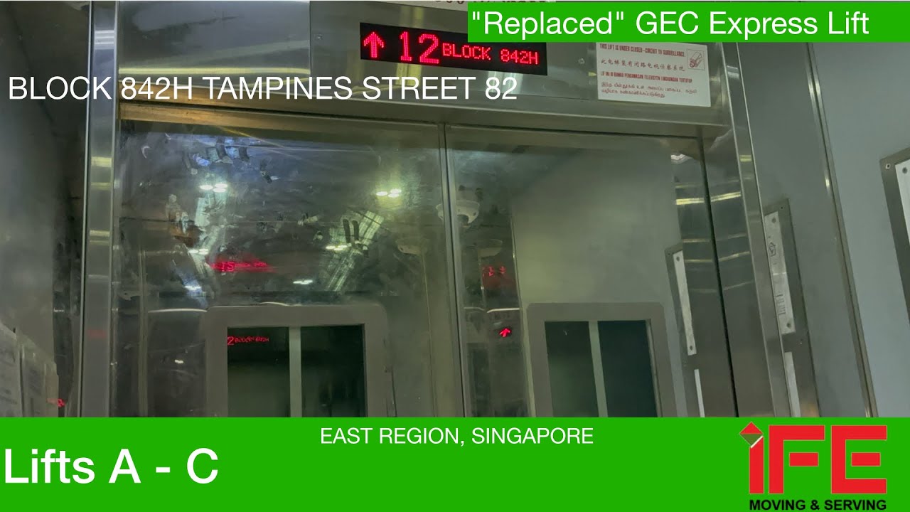 HDB Block 842H Tampines || IFE Elevator