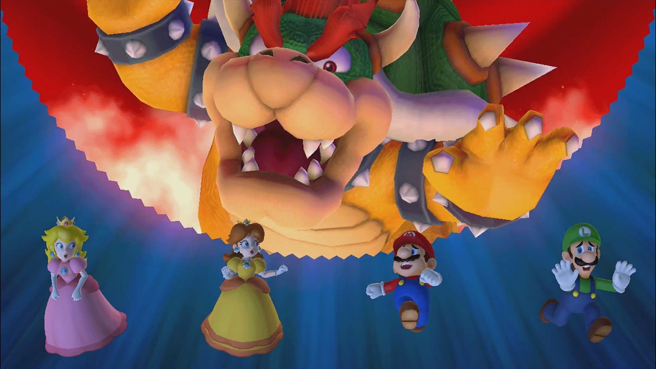 Mario Party 10 - Peach vs Daisy vs Mario vs Luigi vs Bowser - Mushroom Park