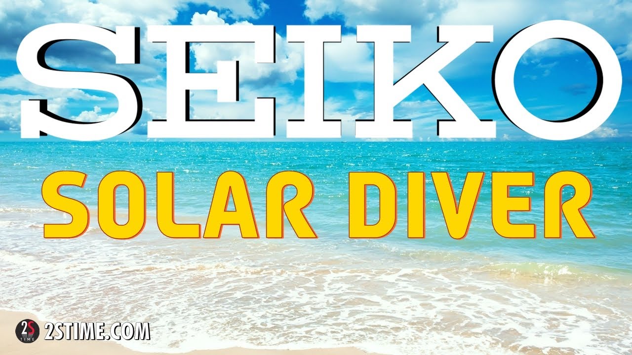 SEIKO Solar Diver 200M | SNE518P1 SNE543P1 SNE499P1