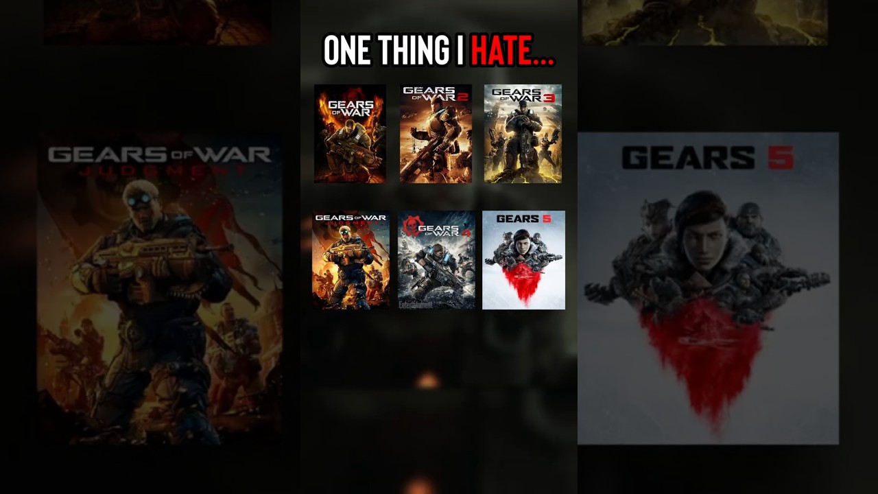 One TERRIBLE thing about each Gears of War game! #gearsofwar #gears5 #gearslore #shorts