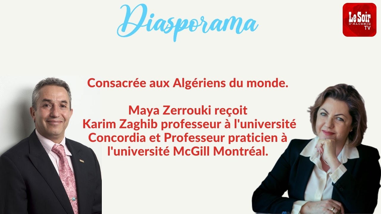 Maya Zerrouki, reçoit Karim Zaghib chercheur, Professeur praticien à l'université McGill Montréal.