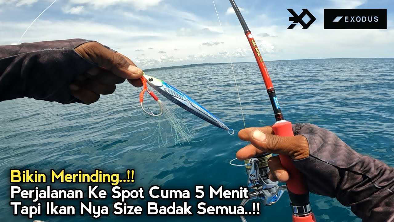 TES EXODUS METAL FLICX 80GR DI SPOT DEKAT KAMPUNG || Light Jigging