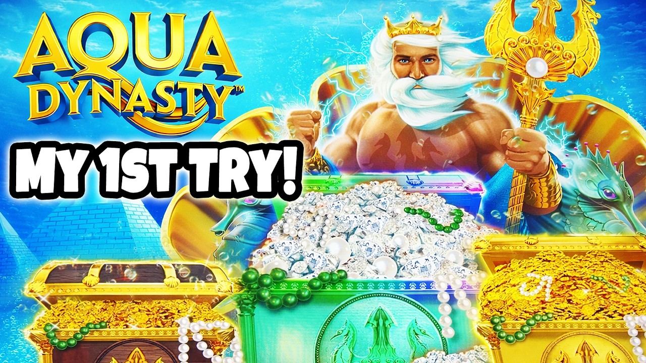 Aqua Dynasty: Egyptian Sea and Jade Mermaid slots! First Attempt, Live Play and Bonuses!