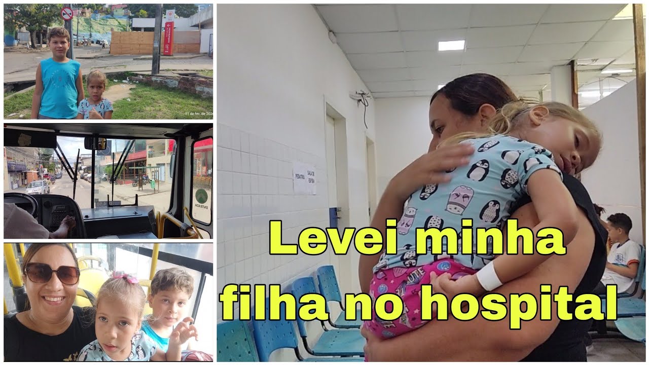 Precisei levar minha filha no hospital+ indo de transporte público 