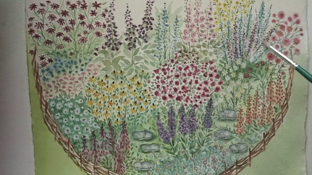 Create a Cottage Cutting Garden inside a Basket Fence