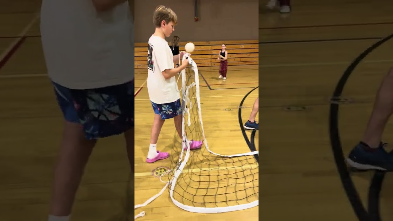 Step 5A   Hooking top of net on NON CRANK side pt 1