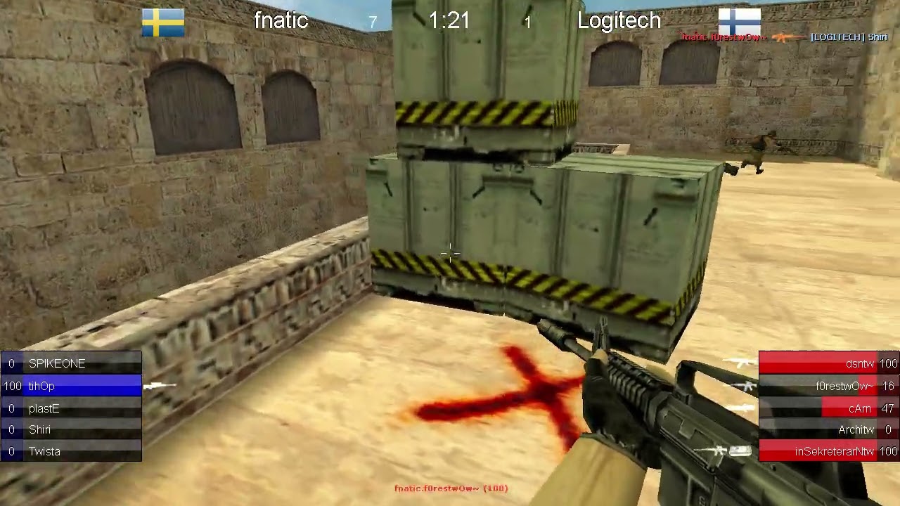 [ HLTV ] fnatic vs LOGITECH.fi (Gamegune 2007)