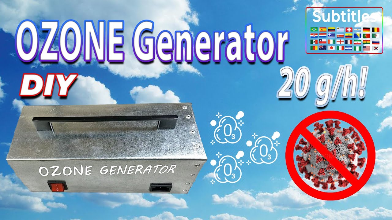 How To Build An OZONE Generator to SANITIZE | Costruire un generatore di OZONO per SANIFICARE | SUB.