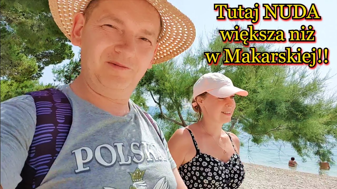 CHORWACJA Plaża naturystów FKK większa niż w Makarskiej Droga do Breli