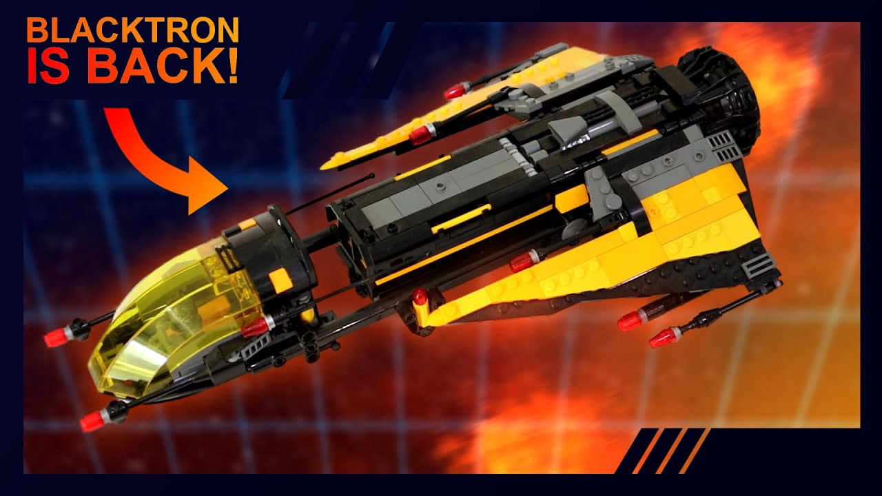LEGO Blacktron Smuggler Starship!