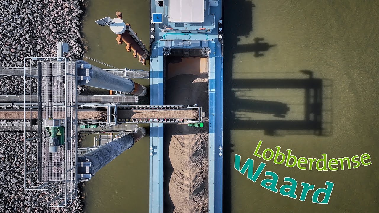 Klasseerinstallatie Lobberdensewaard in bedrijf.