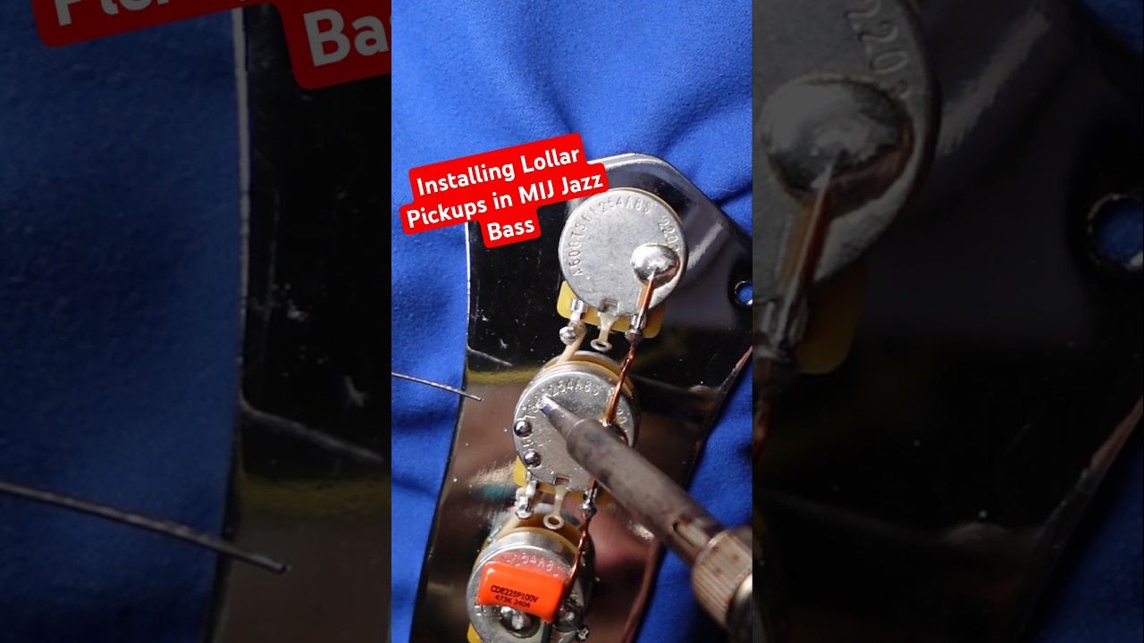 Jazz Bass Pickup Swap | Guitar Wiring #guitar #fender #bass #jazzbass #gibson #stratocaster #sg