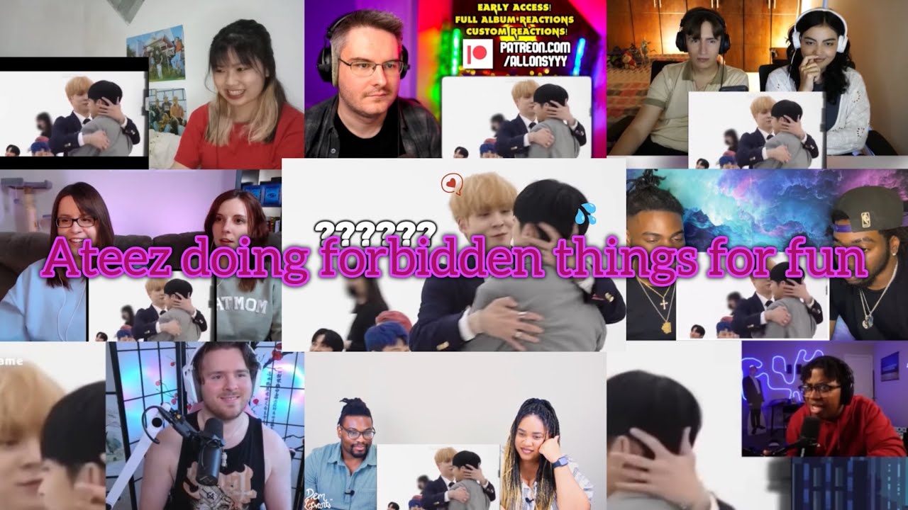 ATEEZ Doing forbidden things for fun | REACTION MASHUP