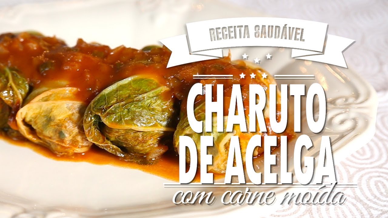 CHARUTO DE ACELGA { com carne moída} | Mamãe Vida Saudável #204