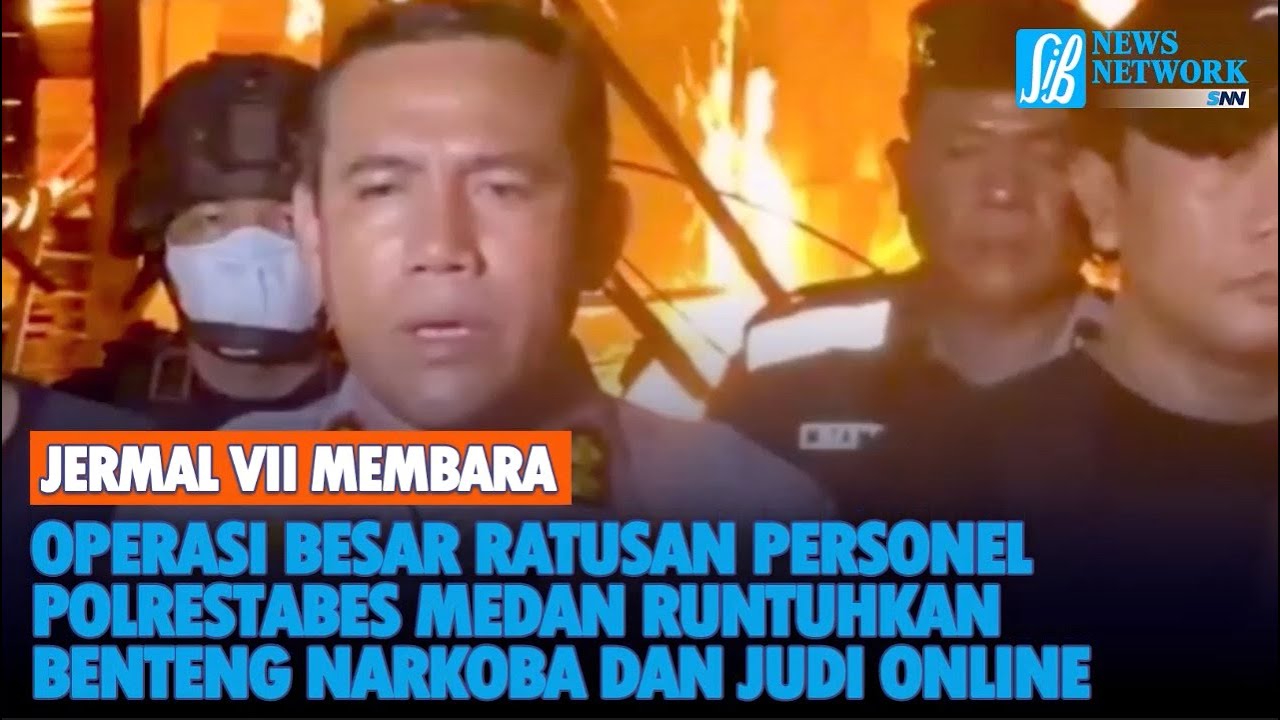 Jermal VII Membara: Operasi Besar Polrestabes Medan Runtuhkan Benteng Narkoba dan Judi Online