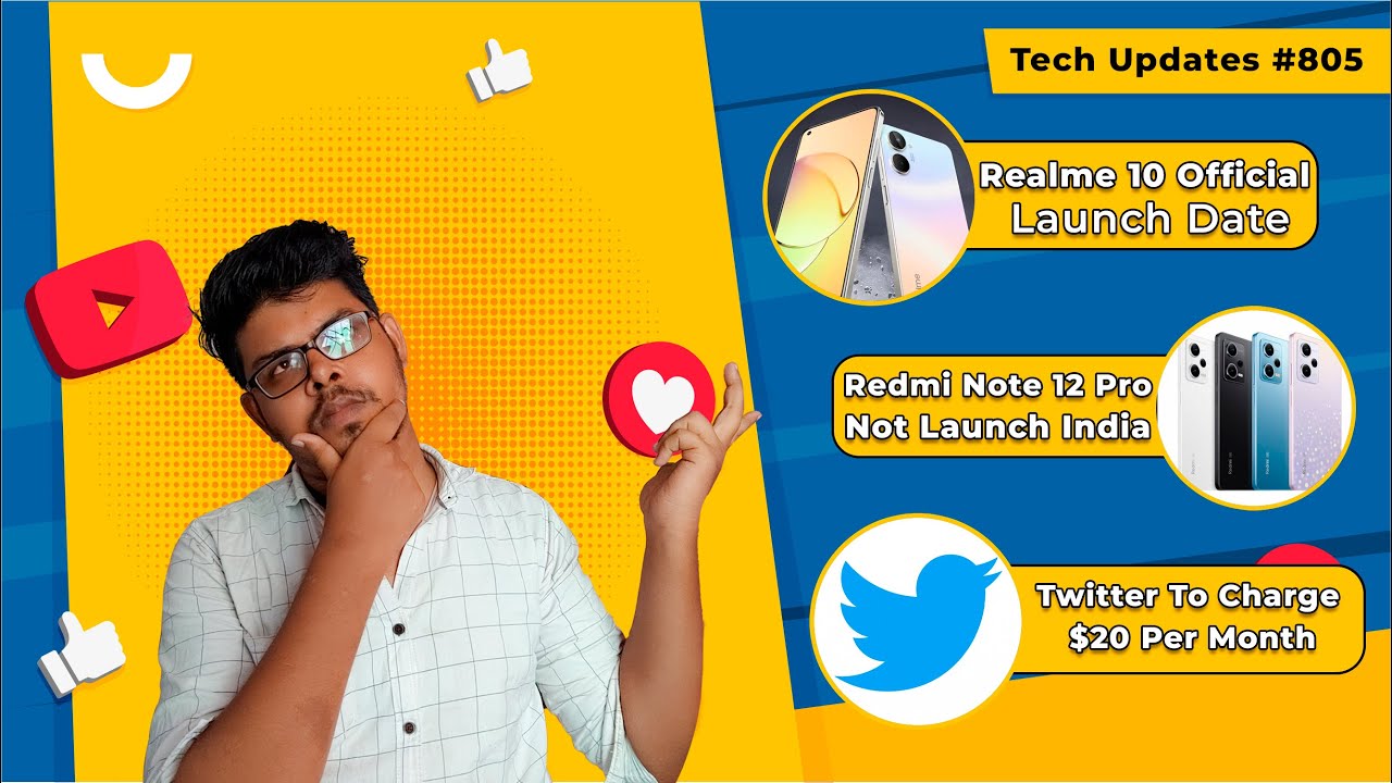 Redmi Note 12 Pro Not Launch India,Realme 10 Launch Date,Twitter Charge,32” TV ₹6,800 #805