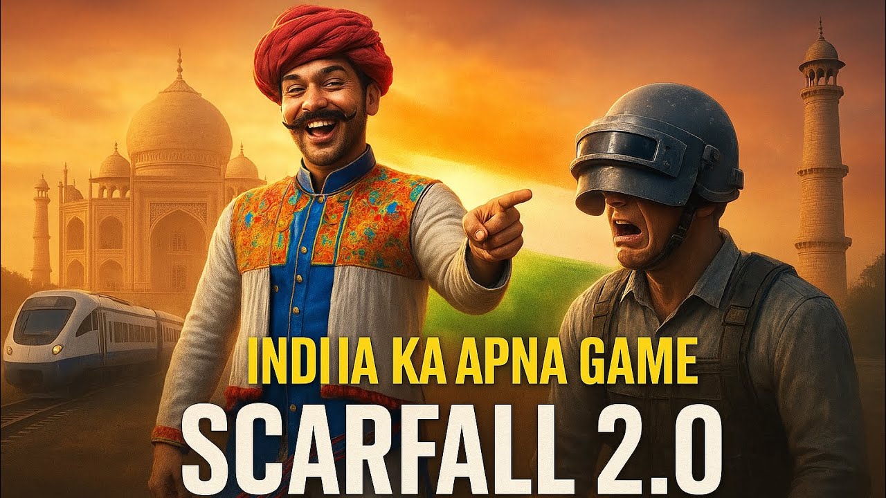 &ldquo;Scarfall 2.0 &ndash; India Ka Apna Game🔥,kya bgmi se better ? &ldquo;
