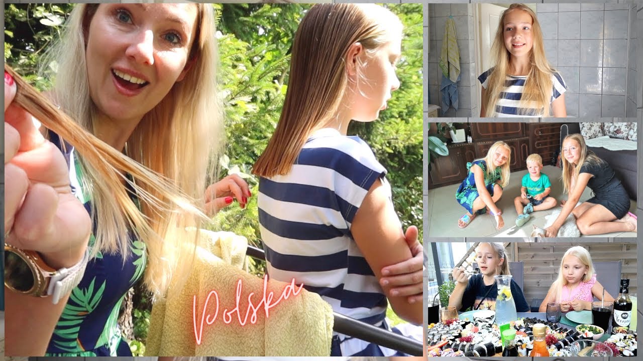 OBCIĘŁAM JEJ WŁOSY / ONA ROBI NAJLEPSZE SUSHI / VLOG TYGODNIOWY #2 POLSKA